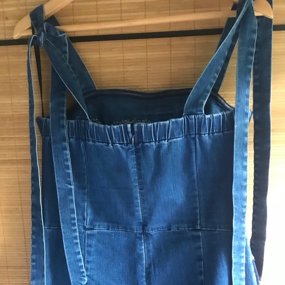 Vintage Sleeveless Jumpsuit foxy fit tie sleeves - Picture 3 of 13